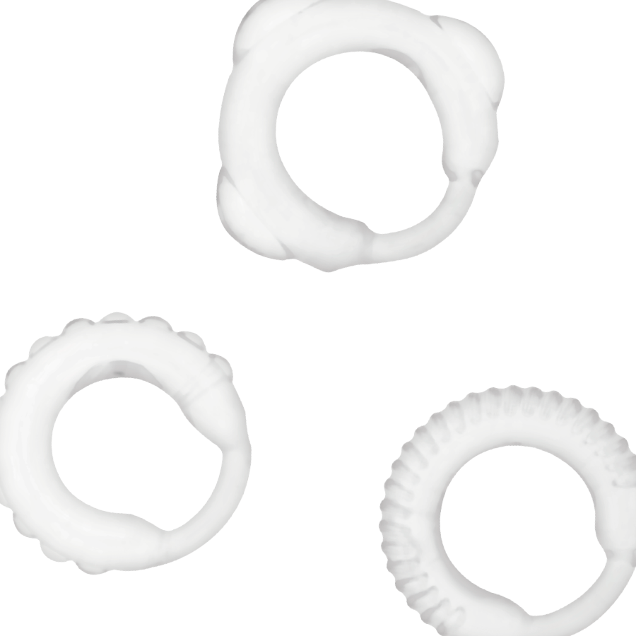 ADDICTED TOYS - C-RING-SET KLAR - Sexotim