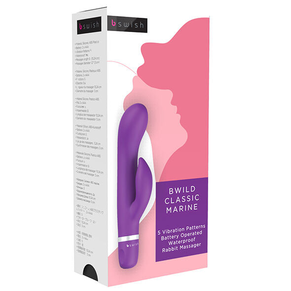 B SWISH - BWILD CLASSIC MARINE RABBIT VIBRATOR LILA - Sexotim