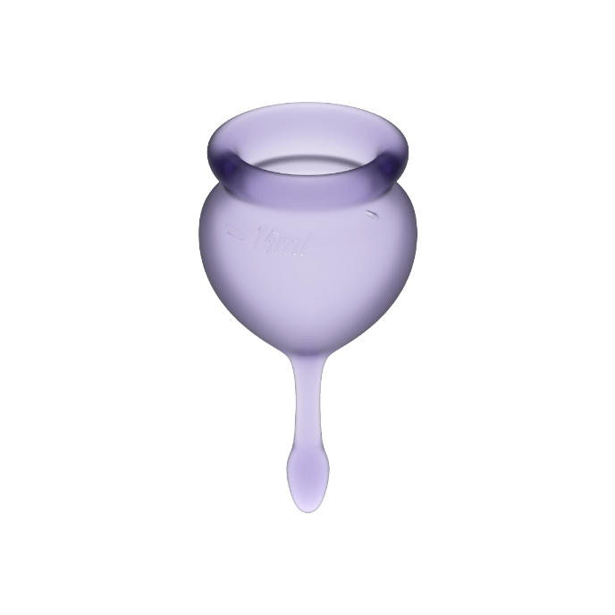SATISFYER - FEEL GOOD MENSTRUAL CUP SET 15 + 20 ML BLAU / LILA - Sexotim
