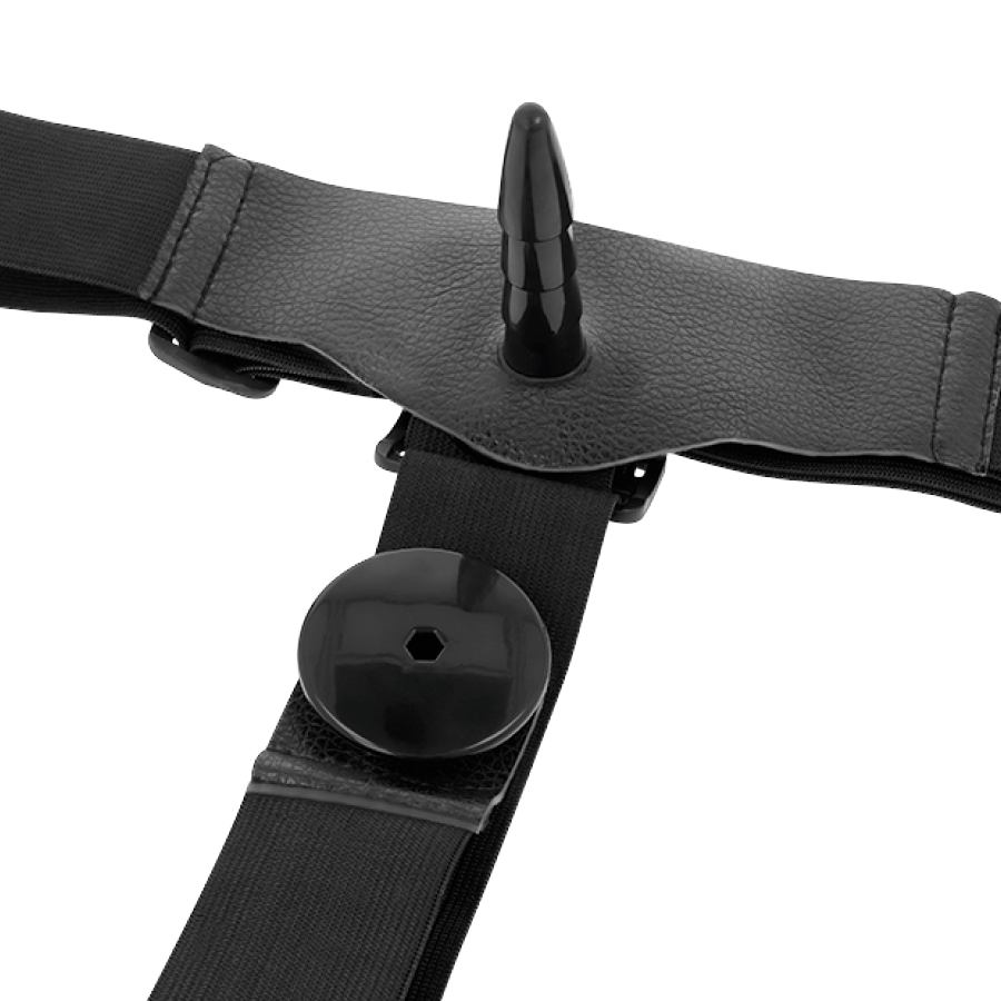 HARNESS ATTRACTION - HARRIS DOUBLE PENETRACI N MIT VIBRATION 18 CM -O- 3.5 CM - Sexotim