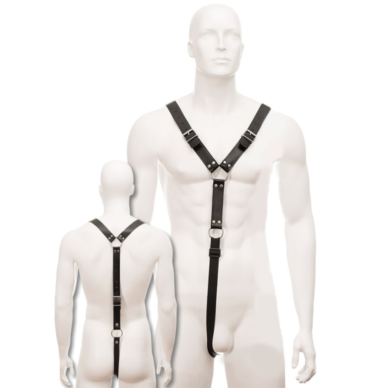 LEATHER BODY - GURT MÄNNER SCHWARZ - Sexotim