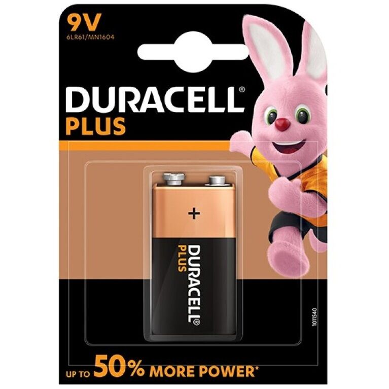DURACELL - PLUS POWER BATTERIE 9V LR61 1EINHEIT - Sexotim