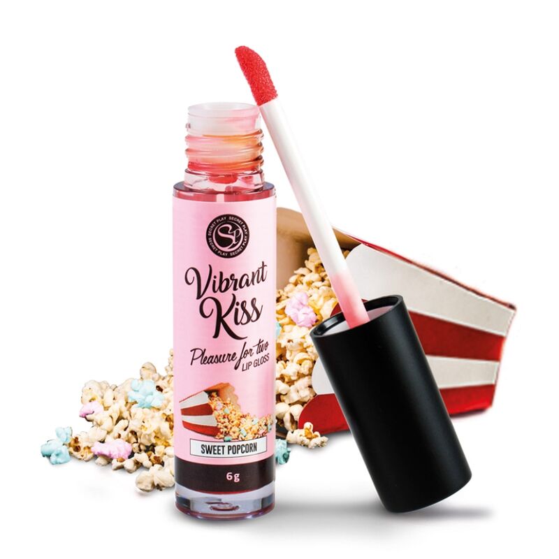 SECRETPLAY - LIPGLOSS VIBRANT KISS SWEET POPCORN 6 GR - Sexotim