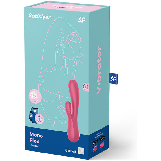 SATISFYER - MONO FLEX ROT / ROSA MIT APP - Sexotim