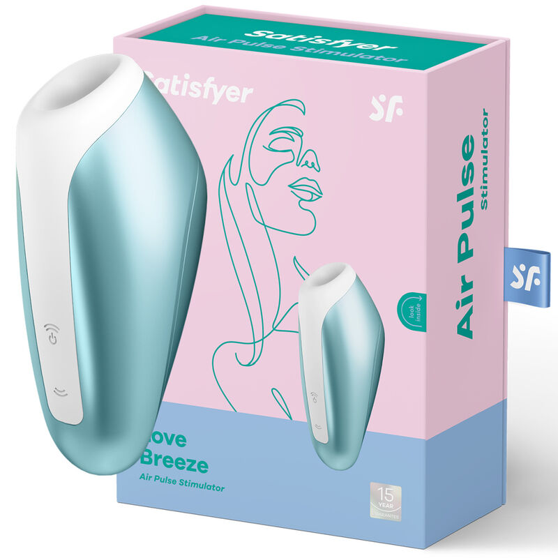 SATISFYER - LOVE BREEZE SUCCIONADOR ICE BLUE - Sexotim