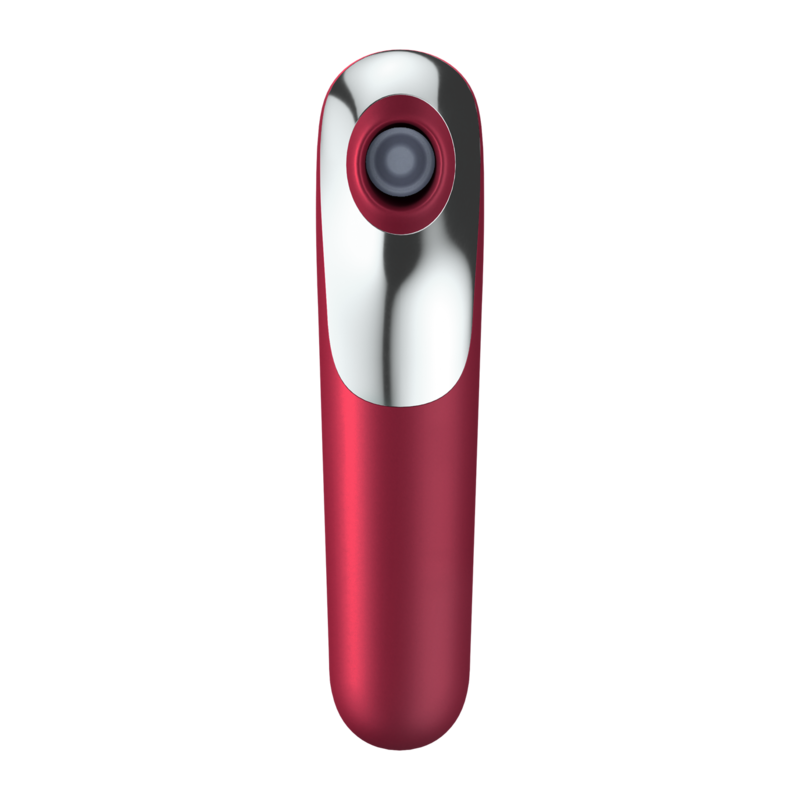 SATISFYER - DUAL LOVE VIBRATOR UND SAUGER MIT PULSIERTER LUFT ROT - Sexotim