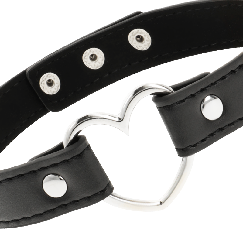 COQUETTE CHIC DESIRE - VEGANES LEDER-HALSKETTE-HERZ-ACCESSOIRE - Sexotim