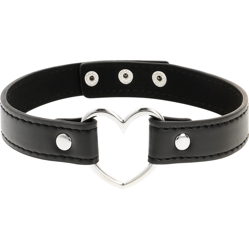 COQUETTE CHIC DESIRE - VEGANES LEDER-HALSKETTE-HERZ-ACCESSOIRE - Sexotim