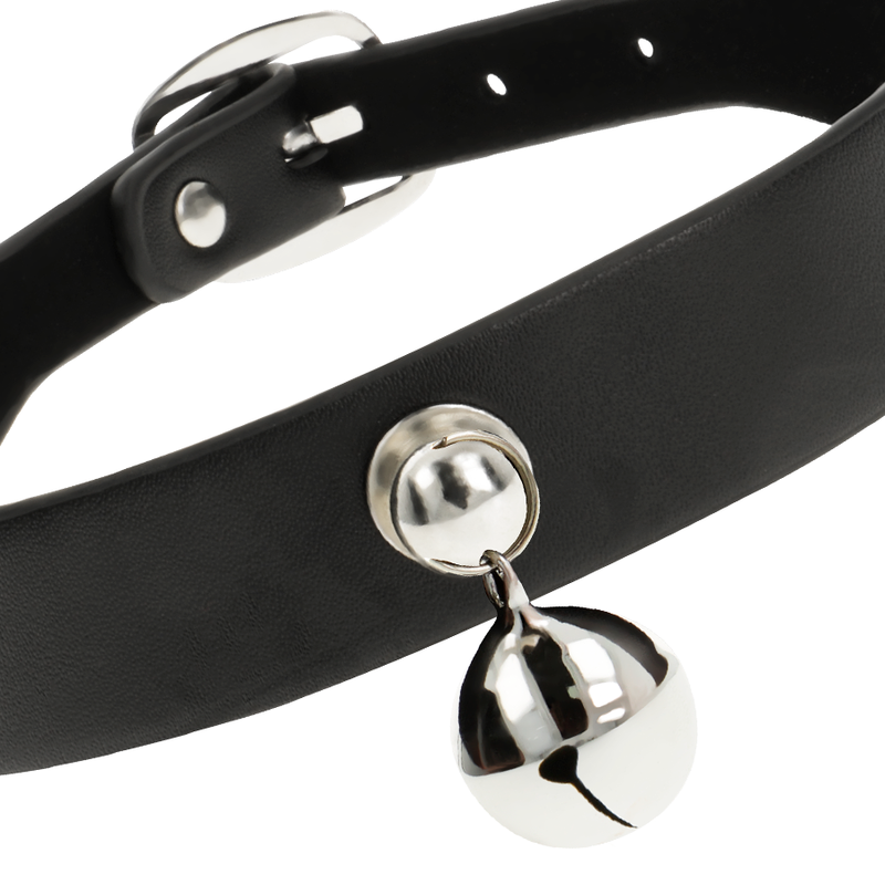COQUETTE CHIC DESIRE - HALSKETTE AUS VEGANEM LEDER FÜR DAMEN RASSEL-ZUBEHÖR - Sexotim