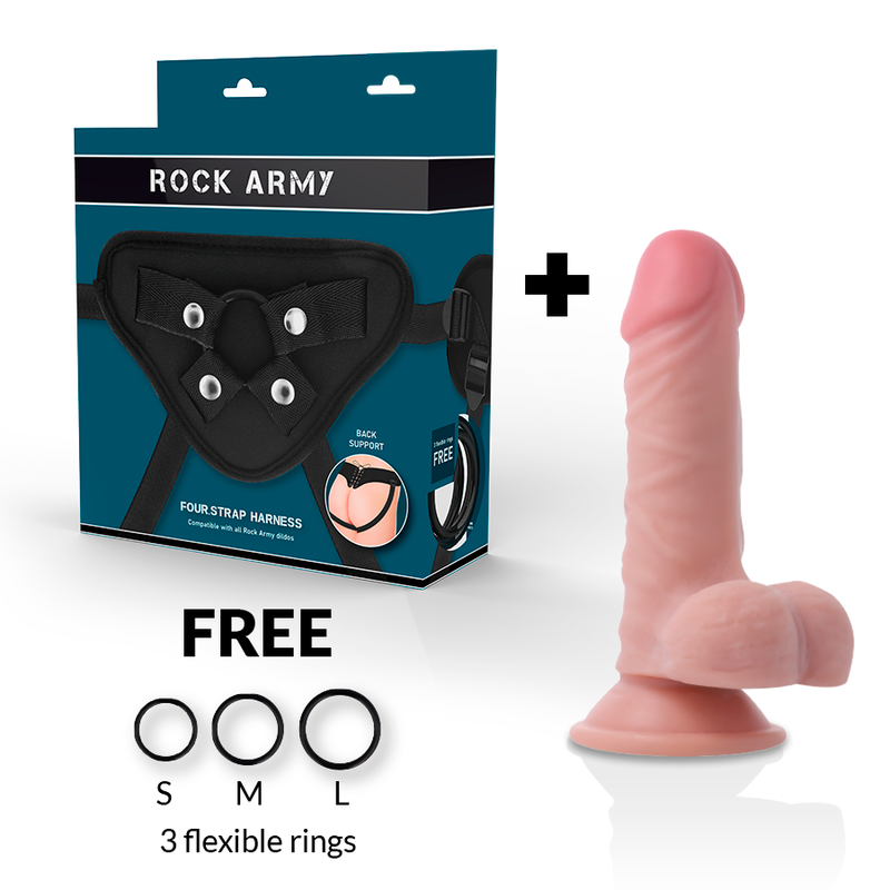 ROCKARMY - HARNESS + DUAL DENSITY PANZER 17 CM -O- 4.46 CM - Sexotim