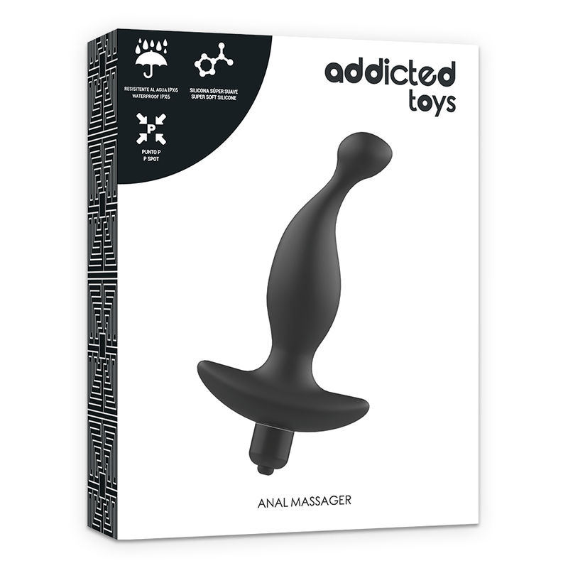 ADDICTED TOYS - ANALMASSAGER MIT SCHWARZER VIBRATIONMODELL 1 - Sexotim
