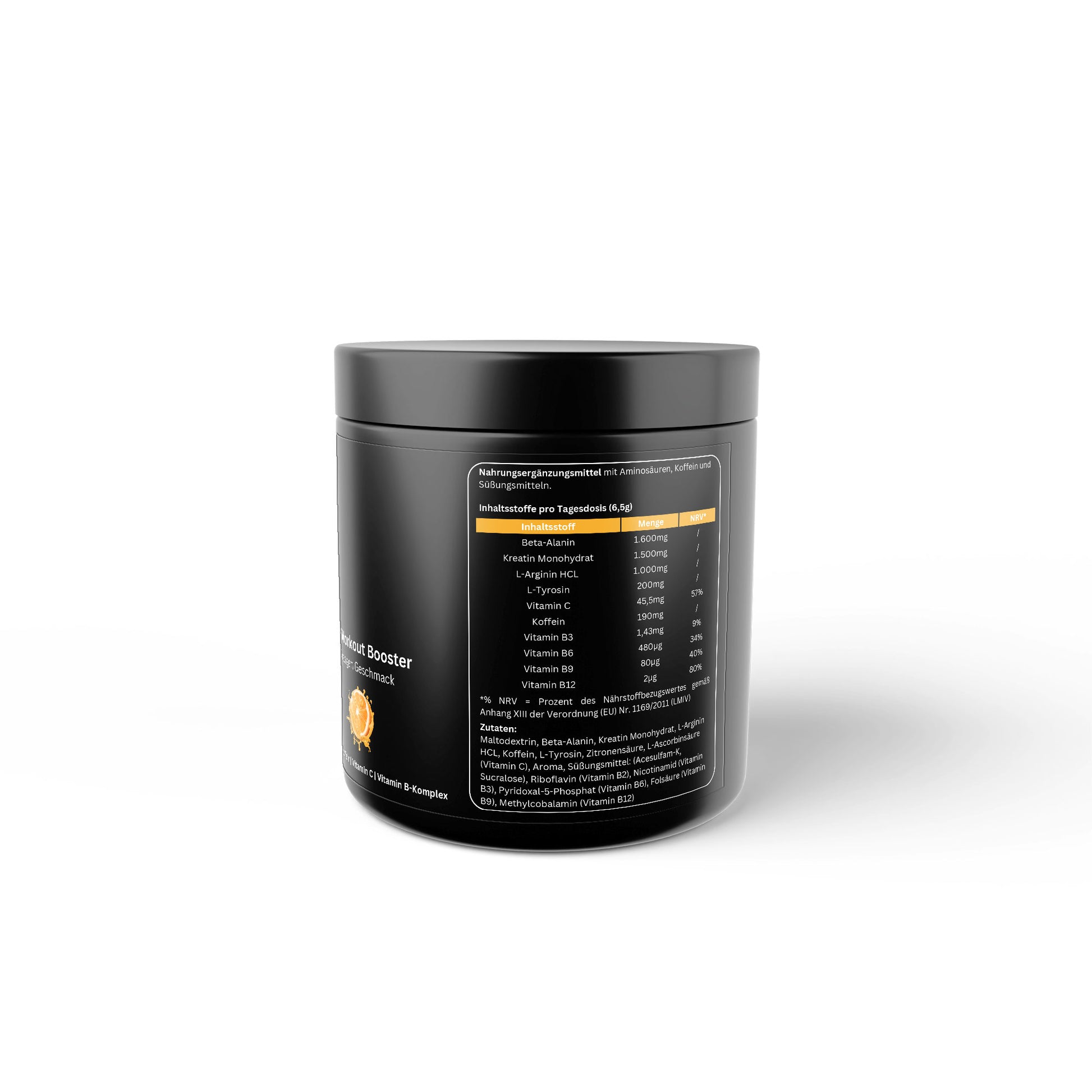 Pre-Workout Booster Orange - 520g - Sexotim