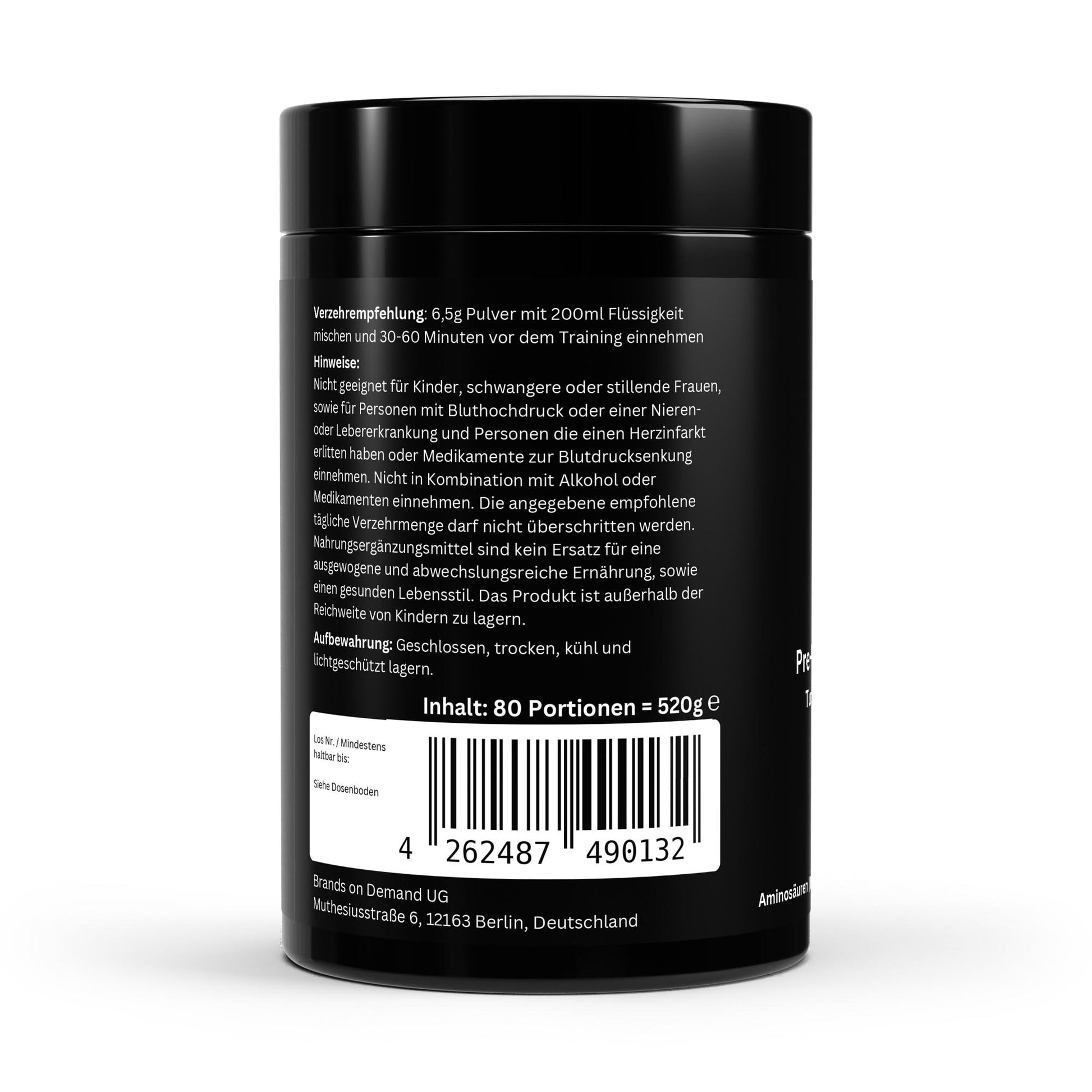 Pre-Workout Booster Tutti Frutti - 520g - Sexotim