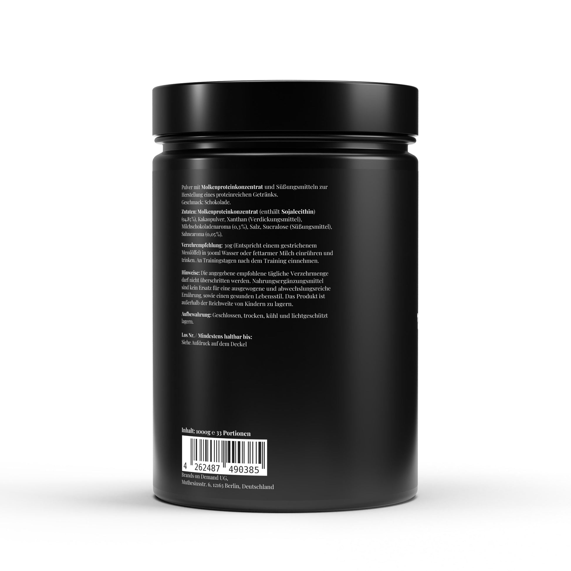 Premium Whey Protein Schokolade - 1.000g - Sexotim