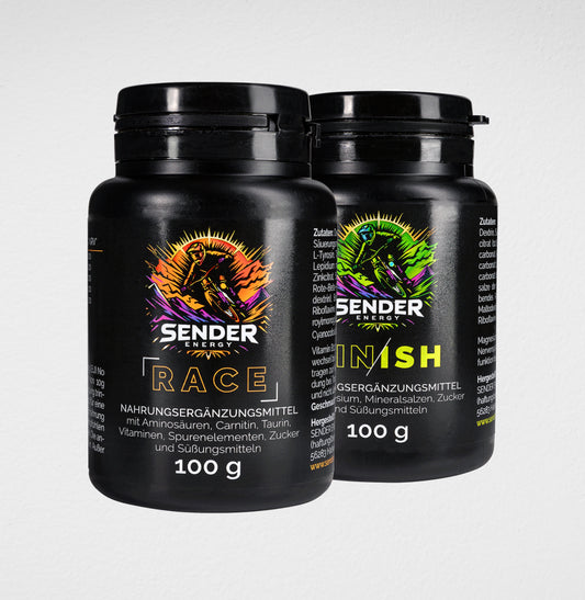 SENDER ENERGY BUNDLE - RACE & FINISH - Energy Pulver - Sexotim