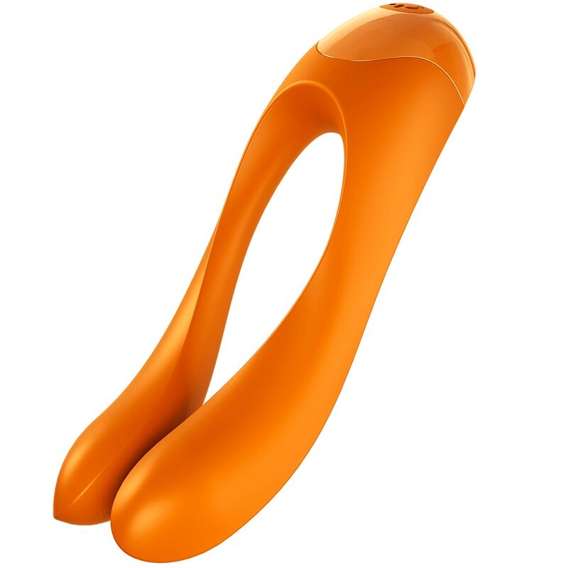 SATISFYER - CANDY CANE FINGERVIBRATOR ORANGE - Sexotim