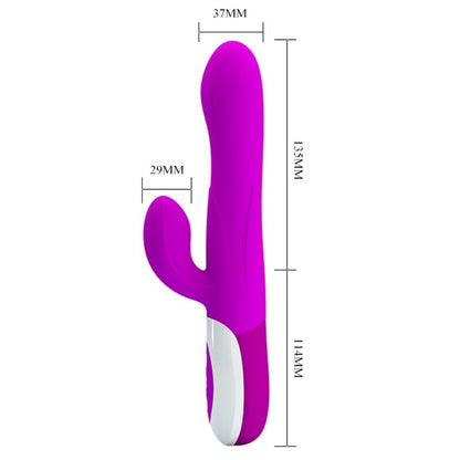 PRETTY LOVE - DEMPSEY WIEDERAUFLADBARER AUFBLASBARER VIBRATOR - Sexotim