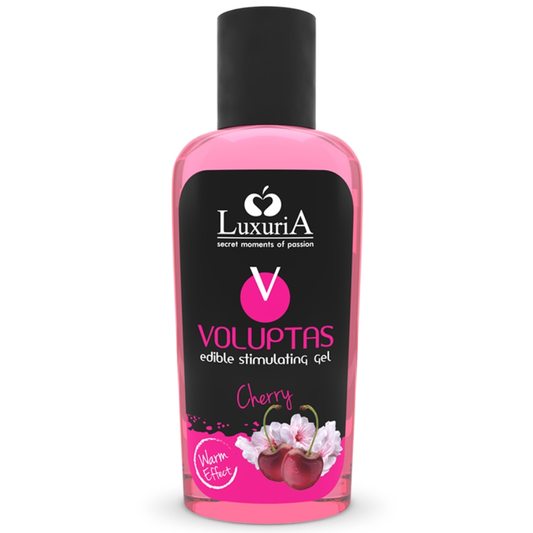 INTIMATELINE LUXURIA - VOLUPTAS ESSBARES MASSAGEGEL MIT WRMENDEM EFFEKT - KIRSCH 100 ML - Sexotim