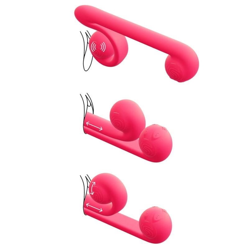 SNAIL VIBE - MULTIACTION VIBRATOR PINK - Sexotim