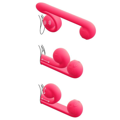 SNAIL VIBE - MULTIACTION VIBRATOR PINK - Sexotim