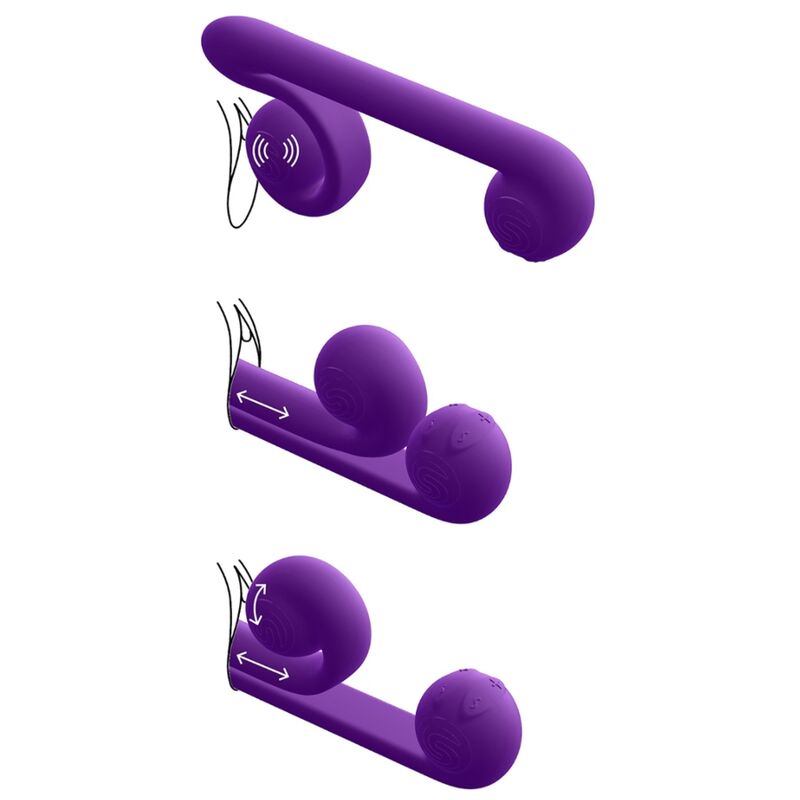 SNAIL VIBE - MULTIACTION VIBRATOR PURPLE - Sexotim