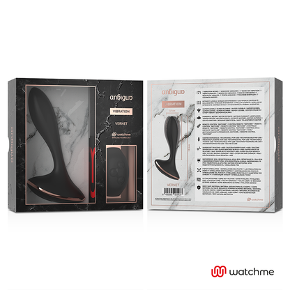 ANBIGUO - ANAL PLUG VIBRATOR VERNET MIT WATCHME  & FERNBEDIENUNG - Sexotim