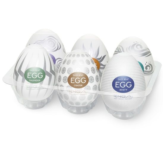 TENGA - MASTURBATOR EGG MODEL II PACKUNG 6 EINHEITEN - Sexotim