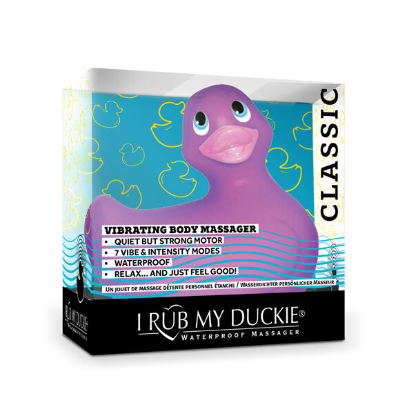 BIG TEASE TOYS - ICH RUBBE MEIN DUCKIE CLASSIC VIBRATING DUCK PURPLE - Sexotim