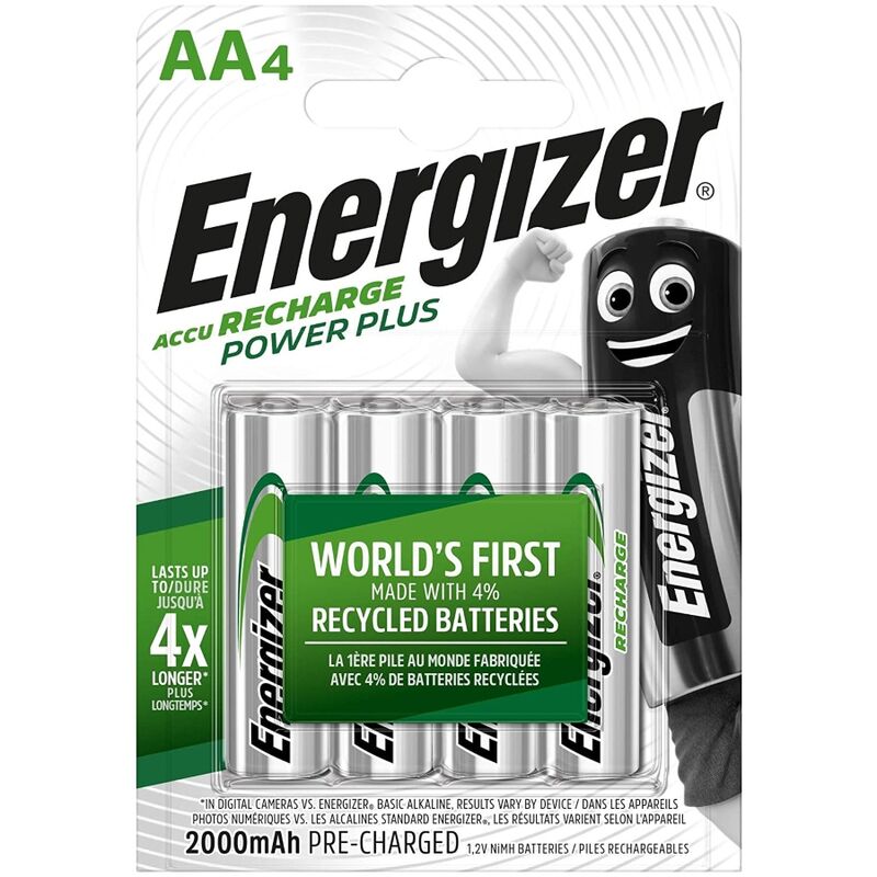 ENERGIZER - WIEDERAUFLADBARE BATTERIEN AA4 BLISTER 4 - Sexotim