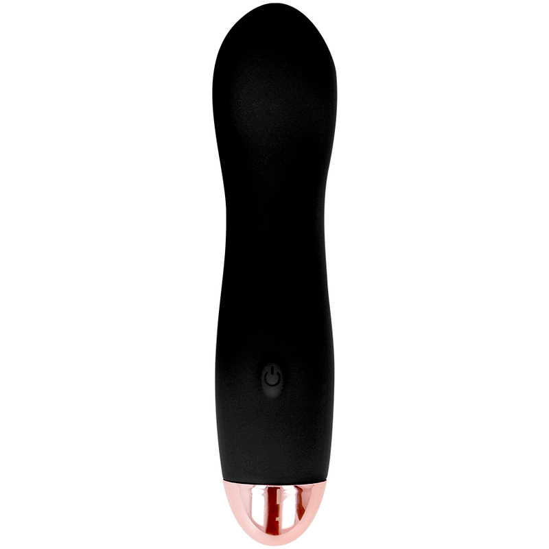 DOLCE VITA - AUFLADBARER VIBRATOR EINE SCHWARZE 7-GESCHWINDIGKEIT - Sexotim