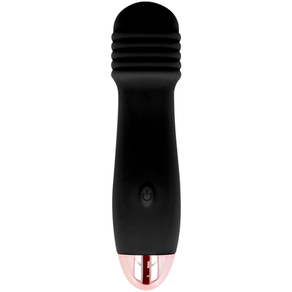 DOLCE VITA - AUFLADBARER VIBRATOR DREI SCHWARZ 7 GESCHWINDIGKEIT - Sexotim
