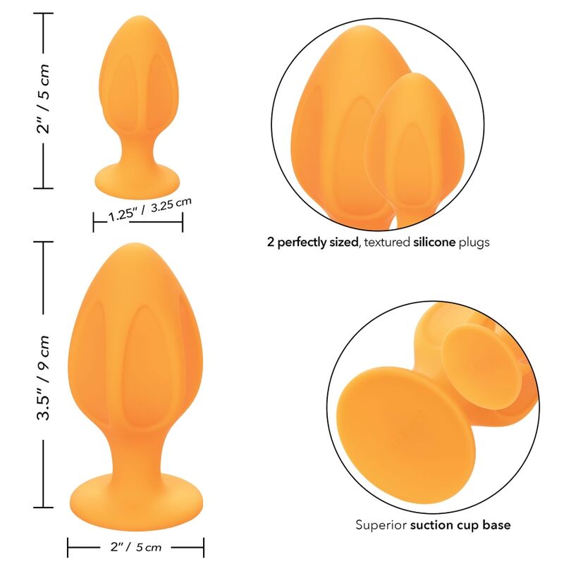 CALEXOTICS - CHEEKY BUTTPLUG ORANGE - Sexotim