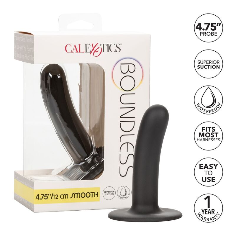 CALEXOTICS - BOUNDLESS DILDO 12 CM GURT KOMPATIBEL GLATT - Sexotim