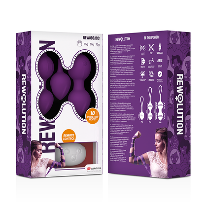 REWOLUTION - REWOBEADS VIBRIERBÄLLE FERNBEDIENUNG MIT WATCHME-TECHNOLOGIE - Sexotim