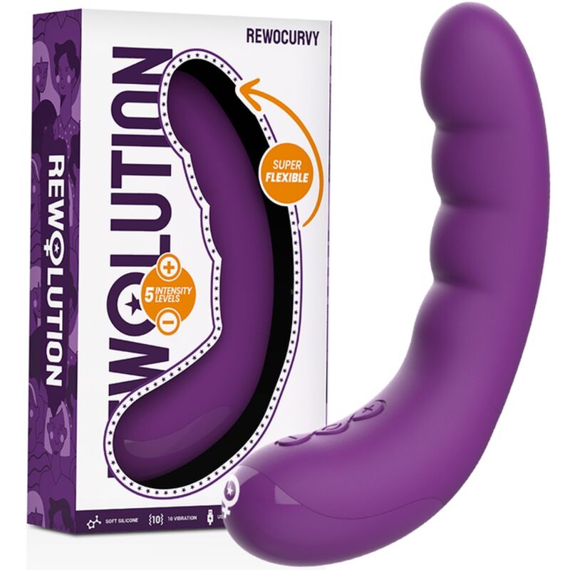 REWOLUTION - REWOCURVY WIEDERAUFLADBARER, FLEXIBLER VIBRATOR - Sexotim