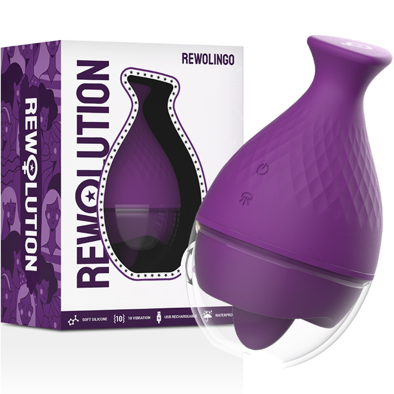 REWOLUTION - REWOLINGO VIBRATOR MIT ZUNGE - Sexotim