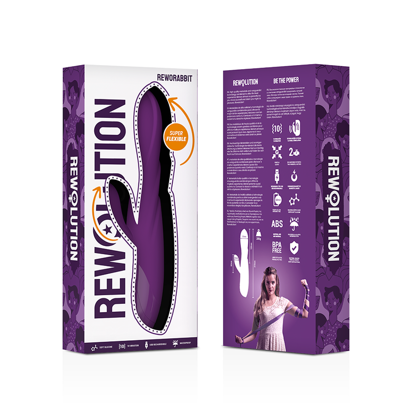 REWOLUTION - REWORABBIT FLEXIBLER VIBRATOR MIT KANINCHEN - Sexotim