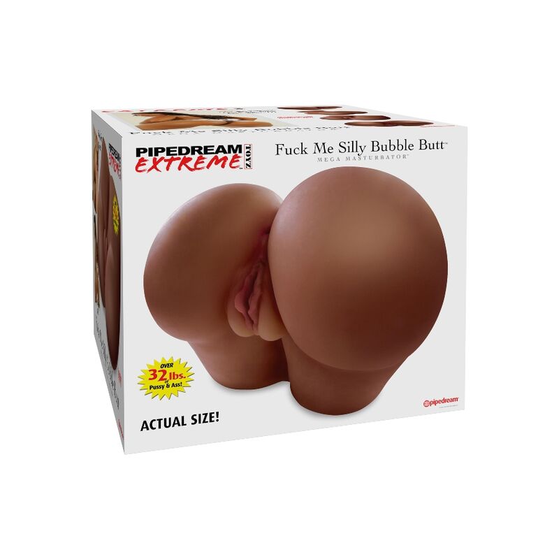 EXTREME TOYZ - PIPEDREAMS VAGINA UND ANUS,  REALISTISCHER MASTURBATOR, DUNKEL - Sexotim