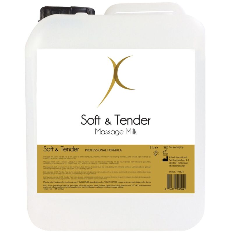 SOFT AND TENDER - WEICHE UND ZARTE MASSAGEMILCH 5000 ML - Sexotim