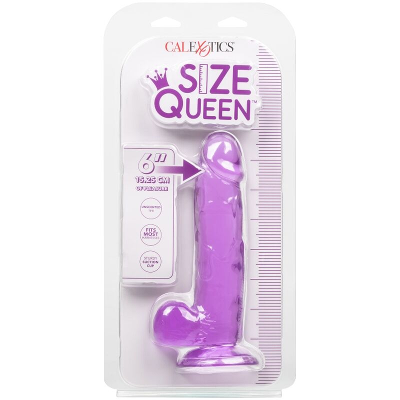 CALEXOTICS - GRÖSSE KÖNIGIN-DILDO LILA 15.3 CM - Sexotim