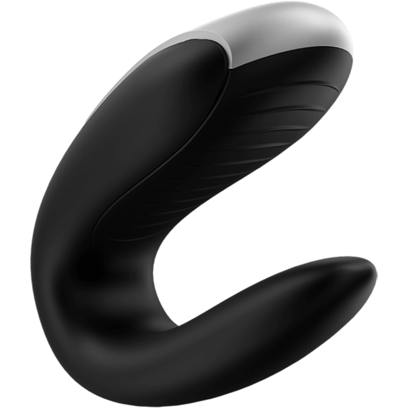 SATISFYER - DOUBLE FUN PARTNER VIBRATOR SCHWARZ - Sexotim