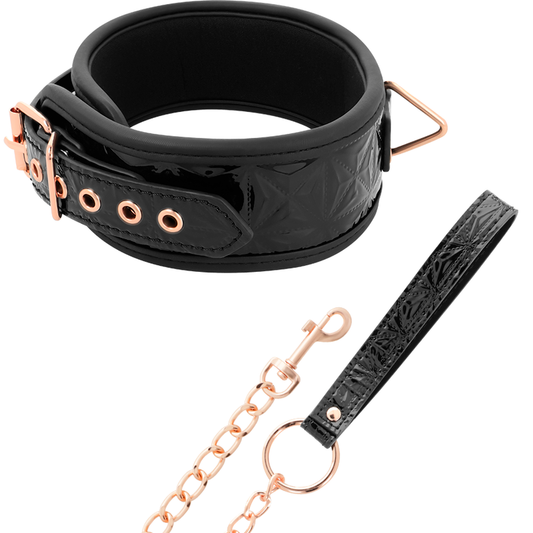 BEGME - BLACK EDITION PREMIUM VEGANER LEDERHALSBAND - Sexotim