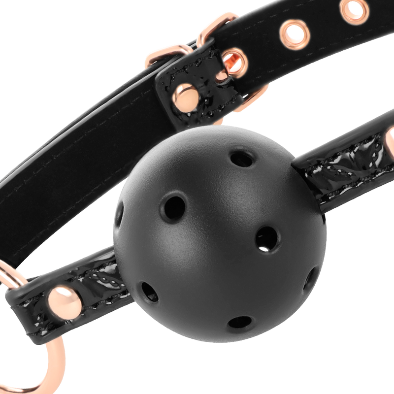 BEGME - BLACK EDITION BALLKNEBEL VEGANES LEDER - Sexotim