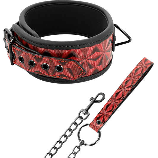 BEGME - RED EDITION PREMIUM VEGANES LEDERHALSBAND MIT NEOPRENFUTTER - Sexotim