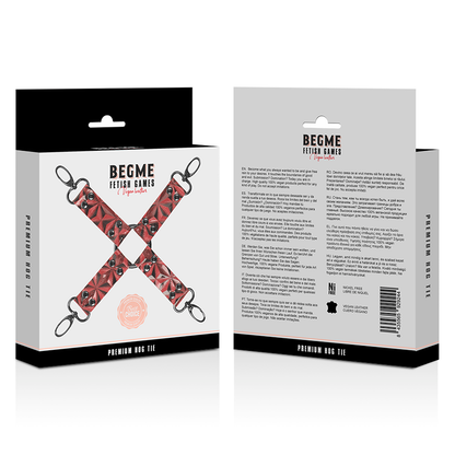 BEGME - RED EDITION PREMIUM VEGANES LEDER-SCHWEINEKRAWATTE - Sexotim