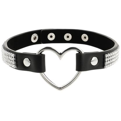 COQUETTE CHIC DESIRE - VEGANES LEDER-HALSBAND MIT HERZ - Sexotim