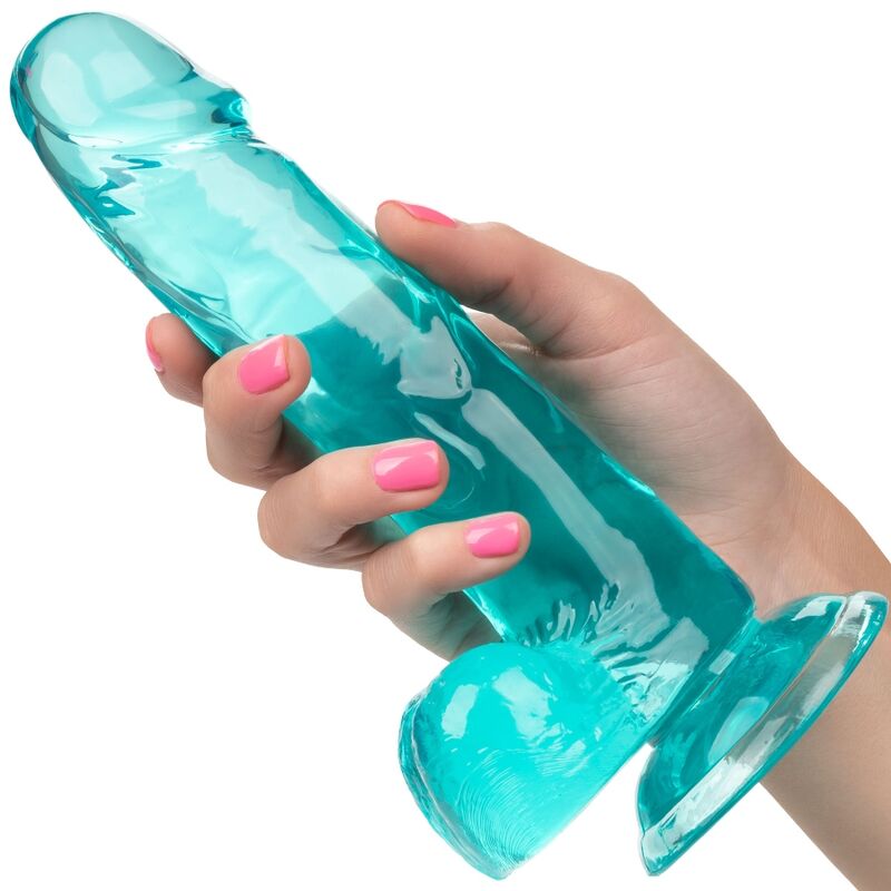 CALEXOTICS - GRÖSSE KÖNIGIN-DILDO BLAU 15.3 CM - Sexotim