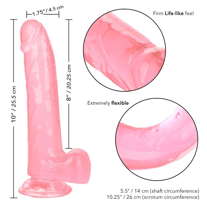 CALEXOTICS - GRÖSSE KÖNIGIN-DILDO ROSA 20.3 CM - Sexotim