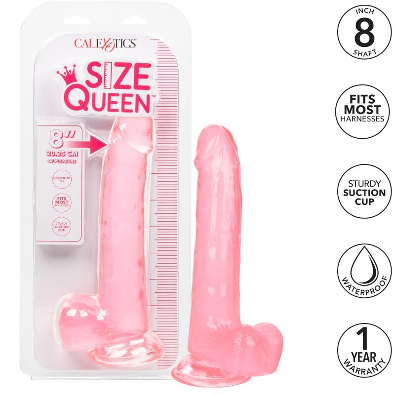 CALEXOTICS - GRÖSSE KÖNIGIN-DILDO ROSA 20.3 CM - Sexotim