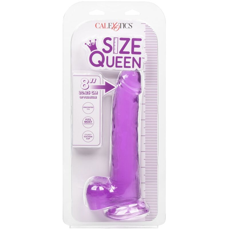 CALEXOTICS - GRÖSSE KÖNIGIN-DILDO LILA 20.3 CM - Sexotim